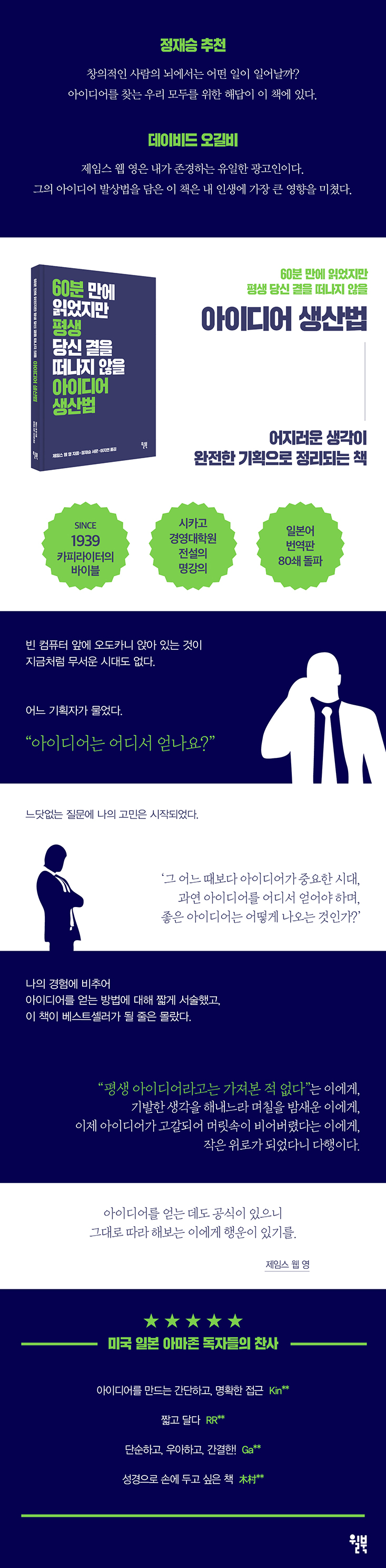 60분 만에 읽었지만 평생 당신 곁을 떠나지 않을 아이디어 생산법